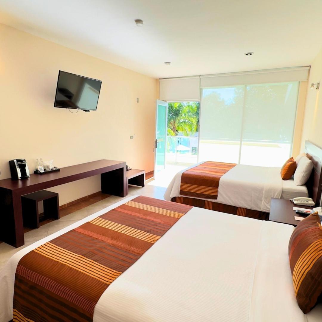 Hotel Quinta テキスキアパン エクステリア 写真